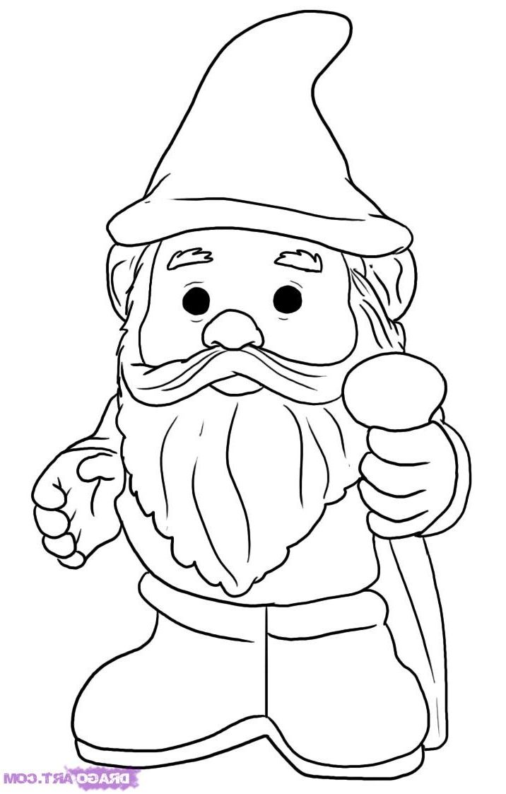 gnomes Colouring Pages | Cards Gnomes Mushrooms Toadstools ...