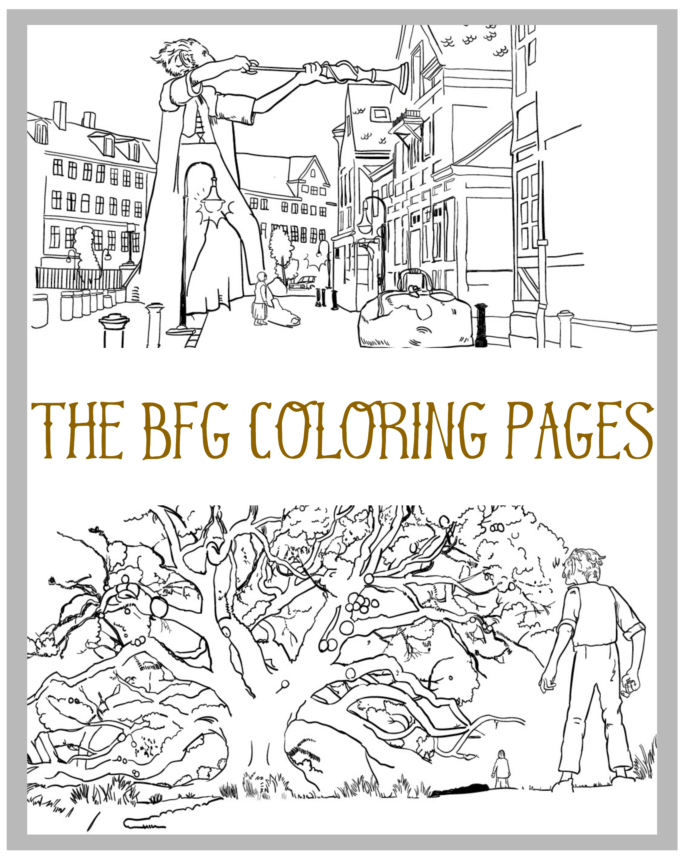 The BFG Coloring Pages | Simply Being Mommy
