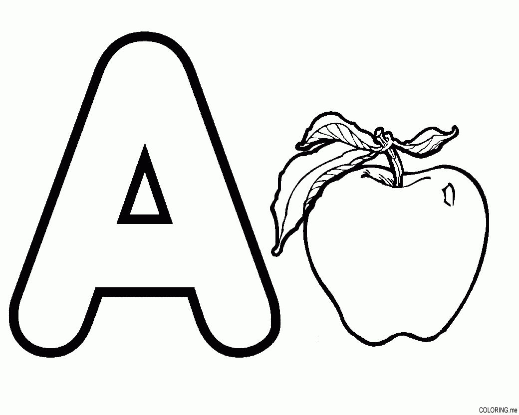 Download Free Coloring Pages Of The Letter A Download Letter Color ...