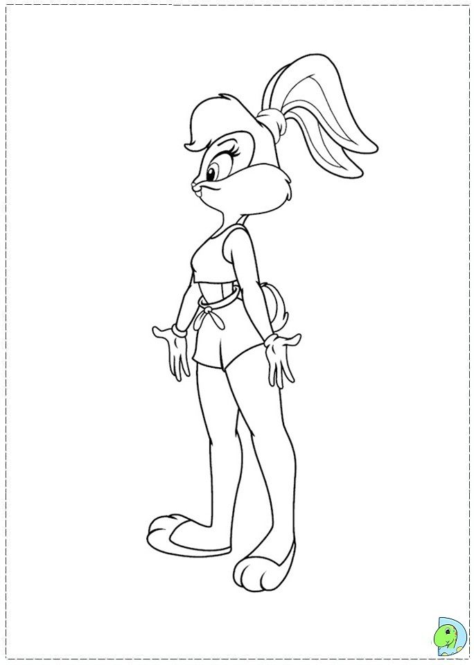 Lola Bunny Coloring Page Coloring Home