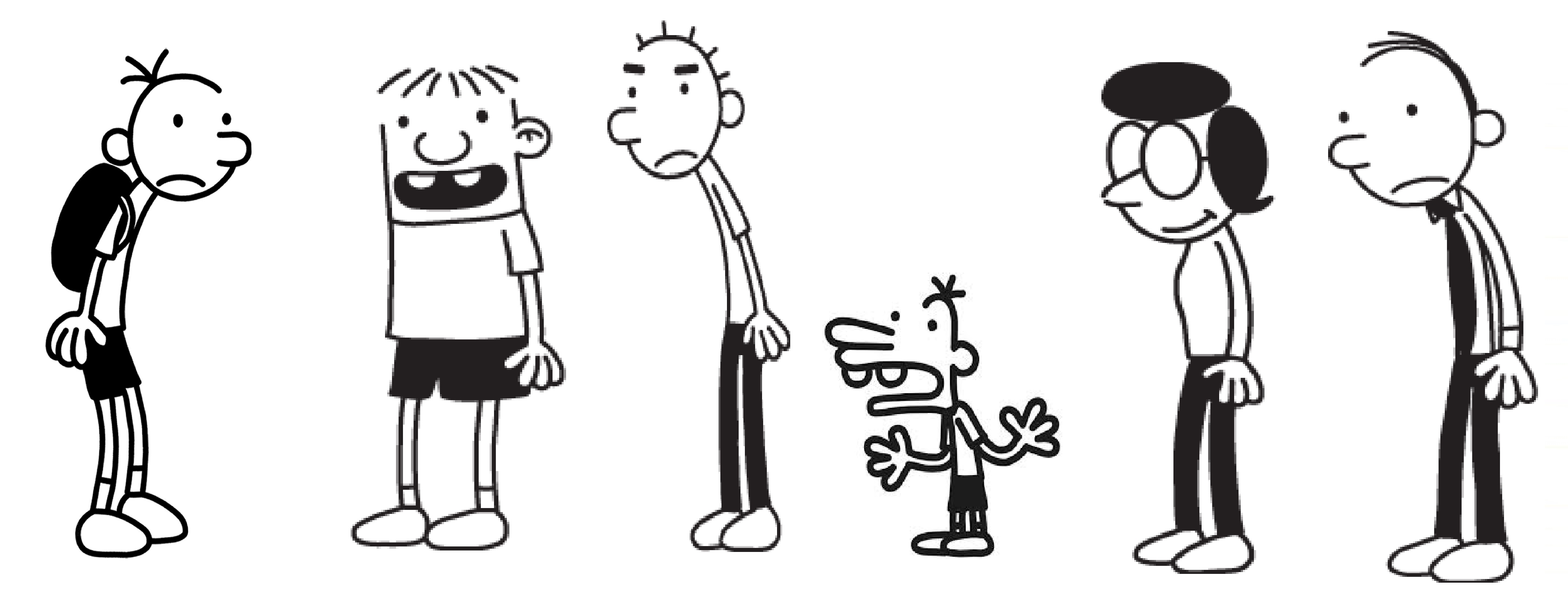  Diary Of A Wimpy Kid Coloring Pages Free with simple drawing