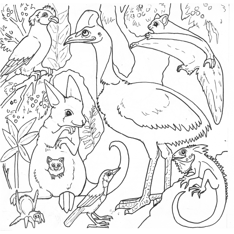 Australian Landmarks Coloring Pages - Coloring Pages For All Ages