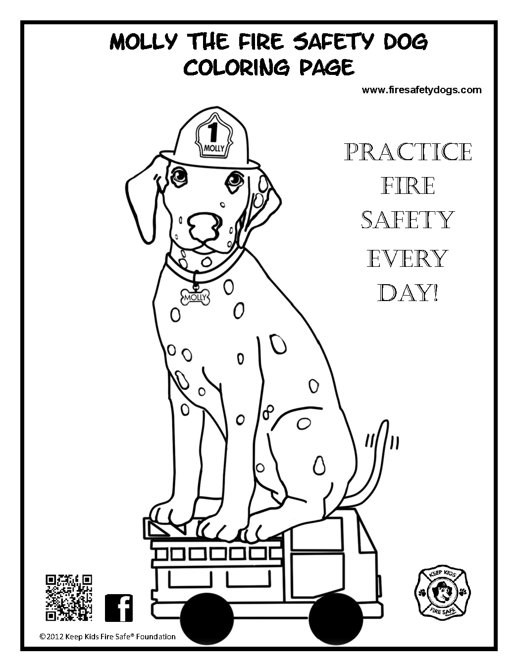 Fire Prevention Coloring Sheets Coloring Pages