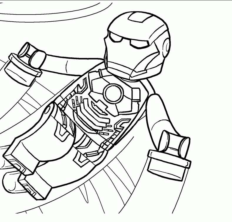 Lego Avenger Coloring Pages - Coloring Home