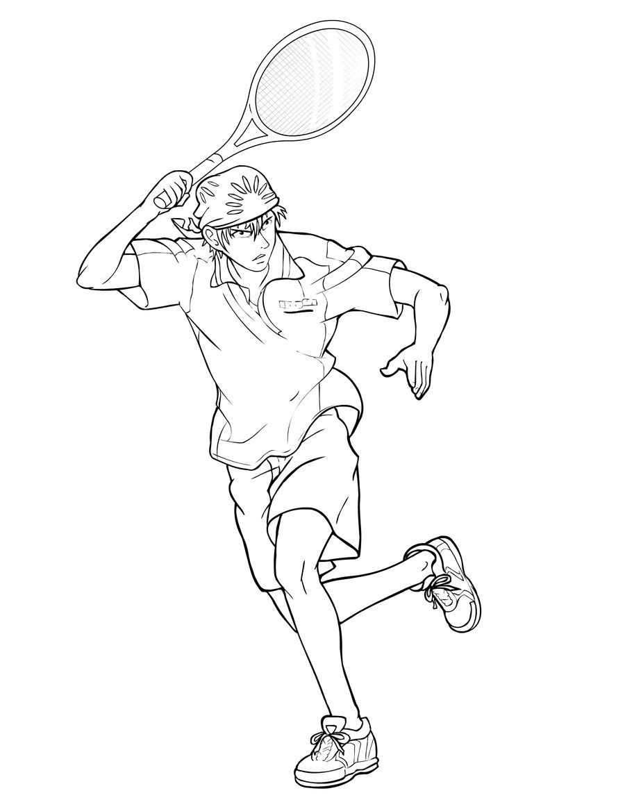Ink Prince of Tennis by charfade | Coloring pages, Coloring pages for kids,  Tennis