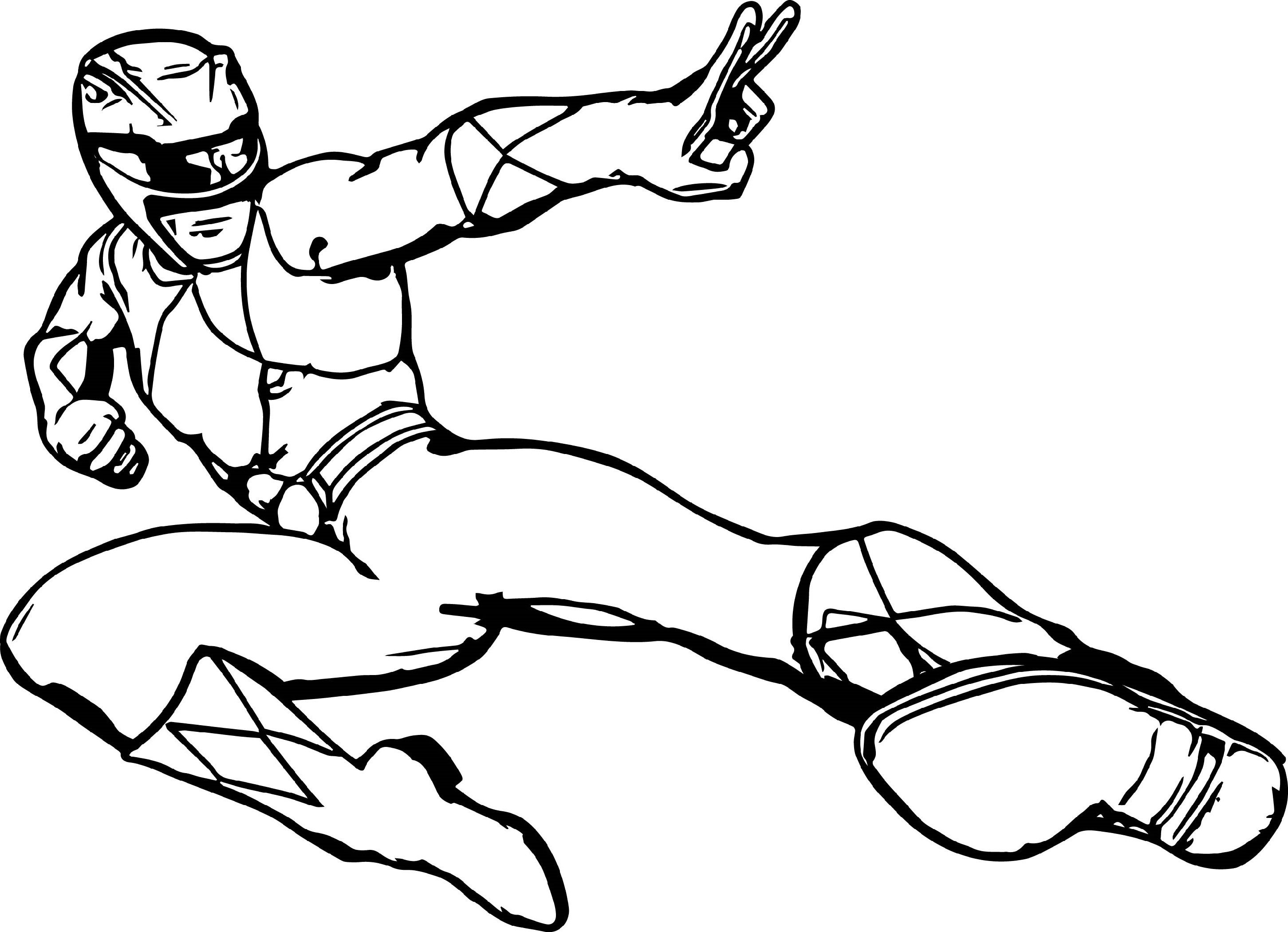 Superhero Power Rangers Coloring Pages | 101 Coloring