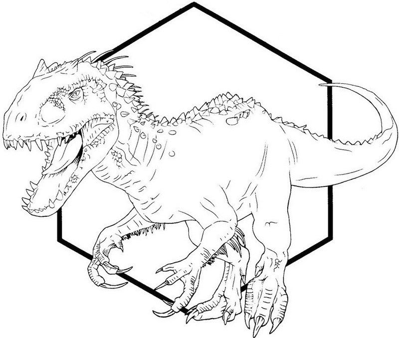 indominus rex dino coloring printable sheet | Dinosaur coloring pages,  Dinosaur coloring, Indominus rex