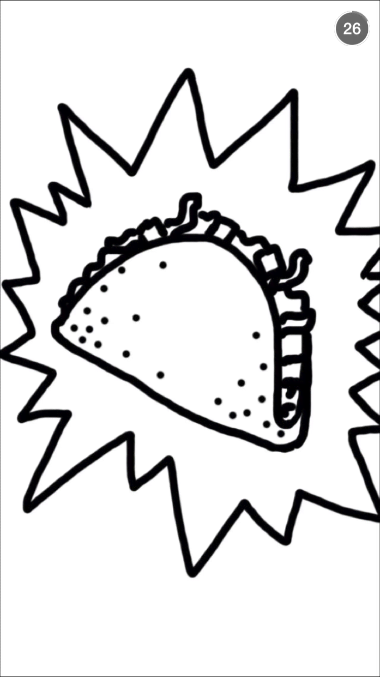 So, You're An Adult And Want To Color Taco Bell's Snapchat Has ...