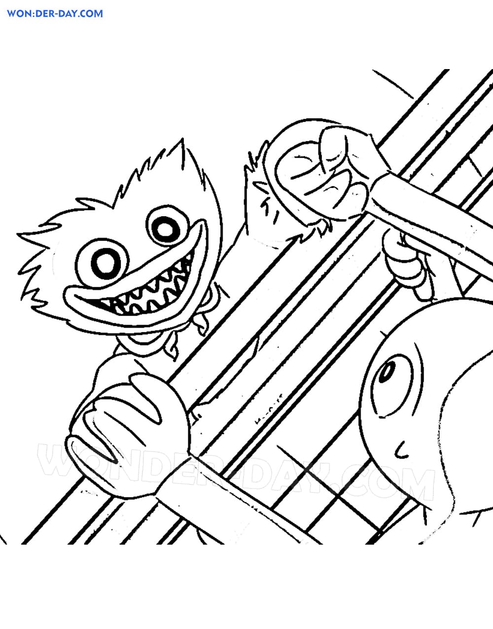 Poppy Playtime Coloring Pages   Free Coloring Pages   Coloring Home