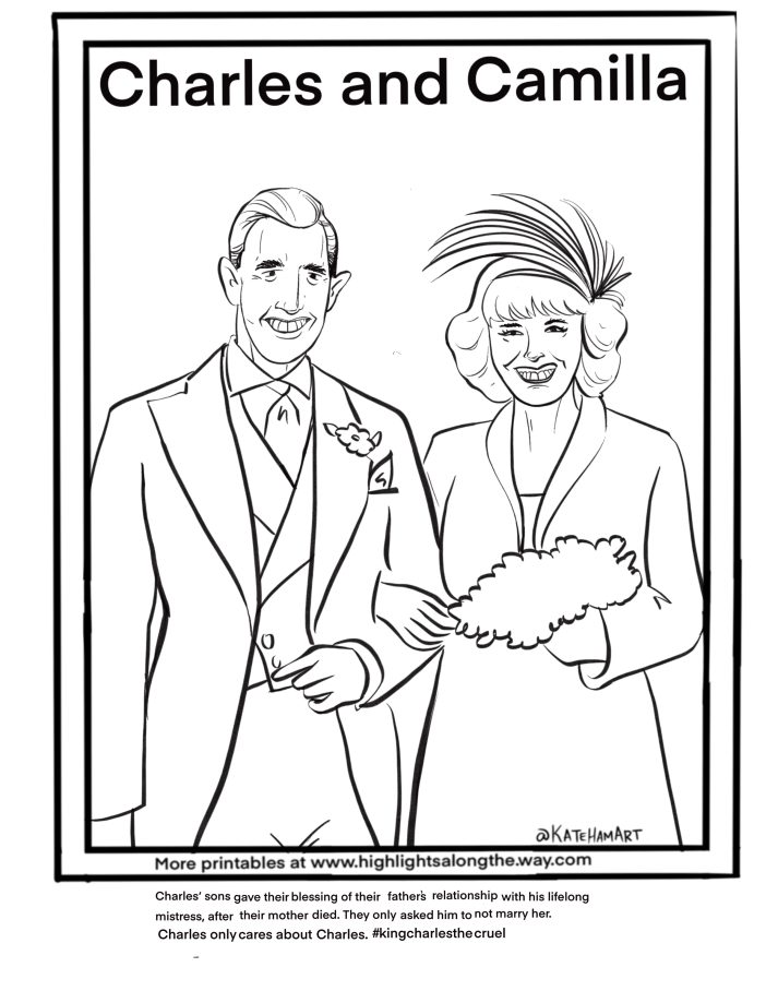 King Charles III Coronation Coloring Pages