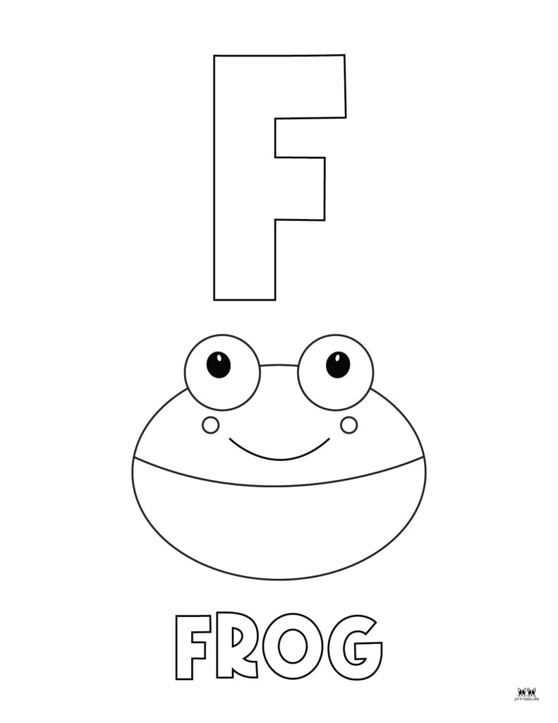Letter F Coloring Pages - 15 FREE Pages | Printabulls