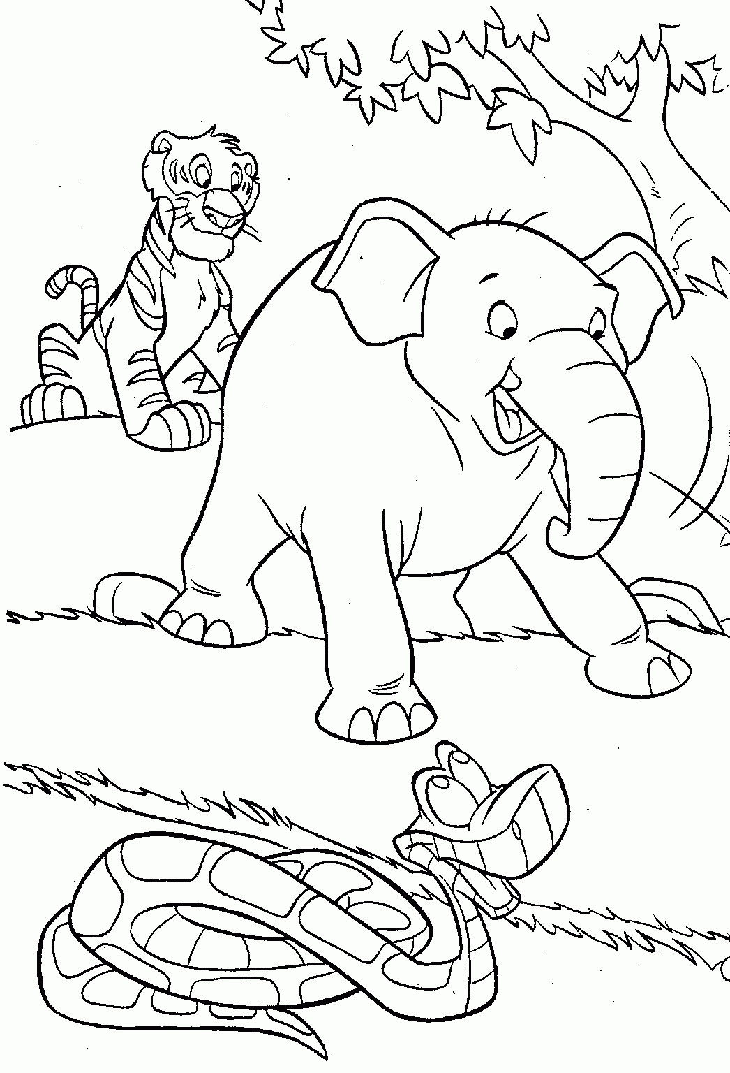 Zoo Scene Coloring Pages   Coloring Home
