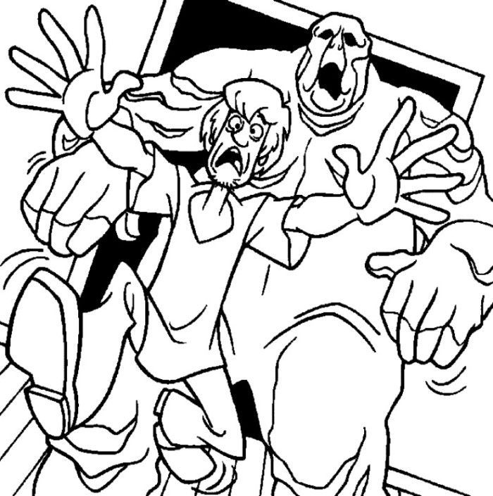 Download Scooby Doo Monster Coloring Pages - Coloring Home