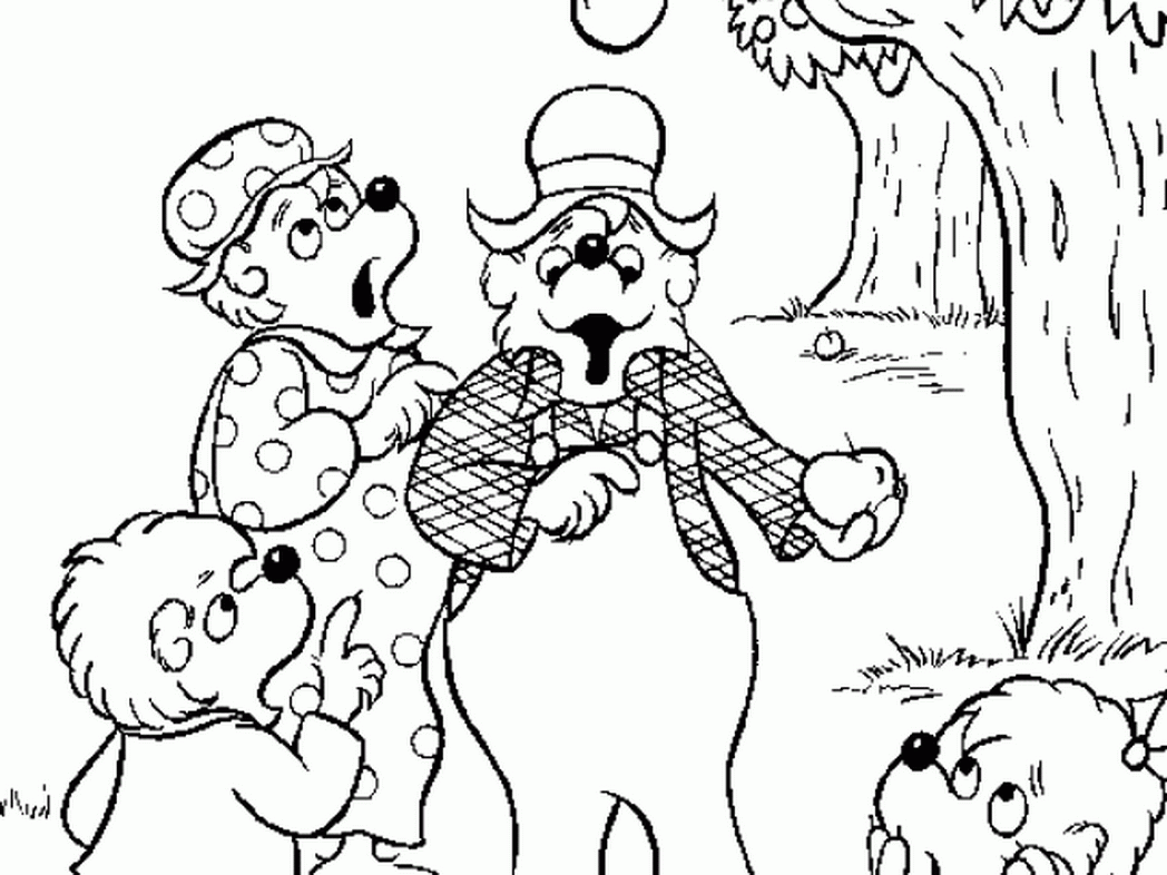 Berenstain Bears Coloring Pages Characters - Coloring Pages For ...