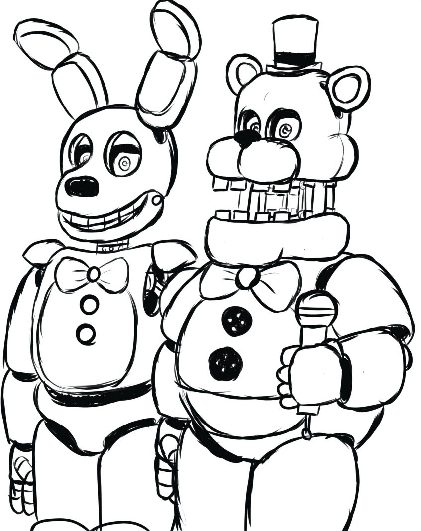 Five Nights At Freddy S Coloring Pages Coloring Home