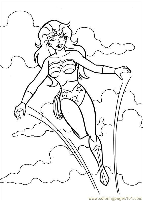 free printable coloring page Wonder Woman 39 (Cartoons ...