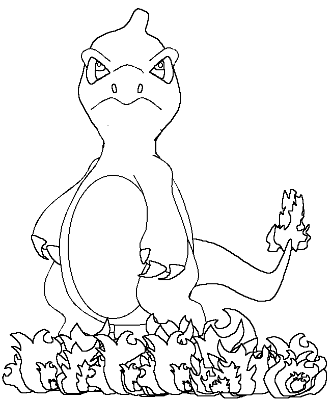 Pokemon Coloring page of Pokemon with kids coloring pages