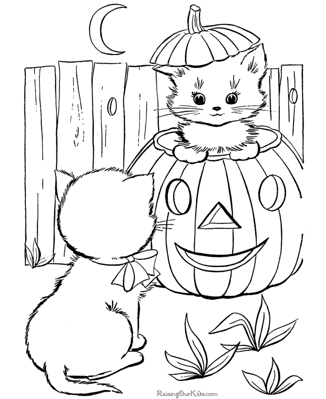 Download Preschool Kitten Coloring Pages Coloring Home