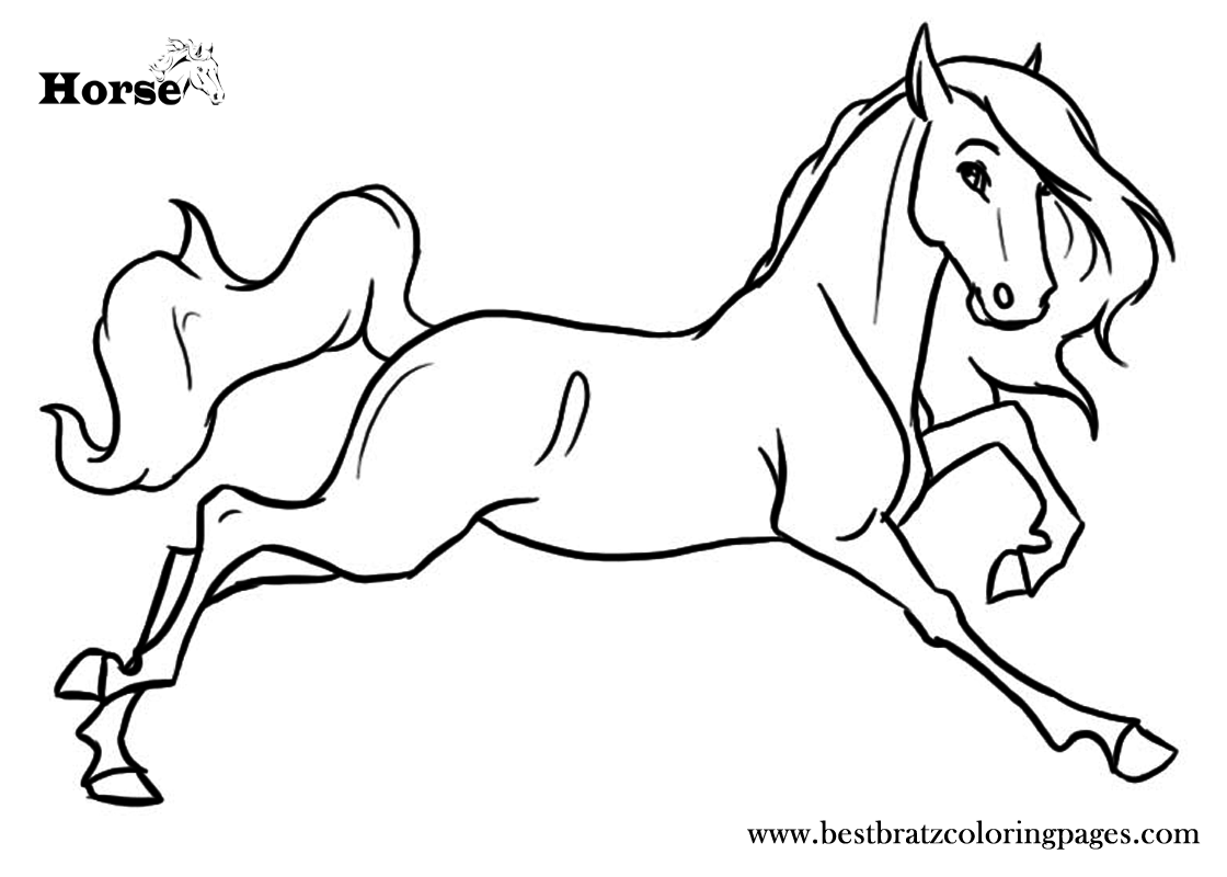 Baby Horses Coloring Pages - Coloring Home