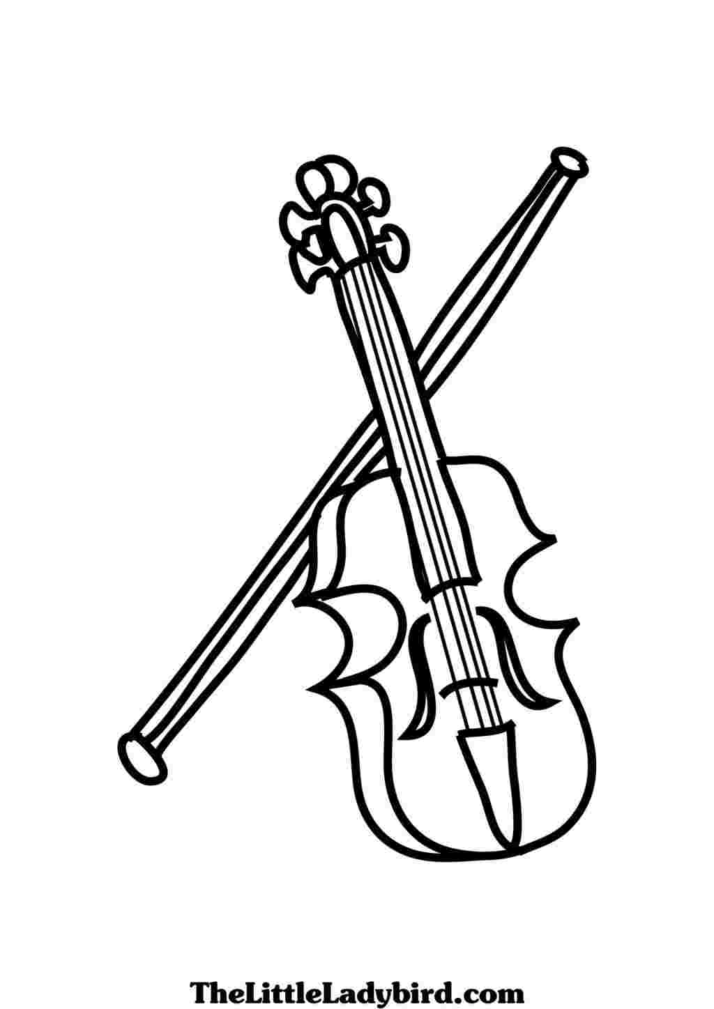 Colouring pages for violin – Huangfei.info