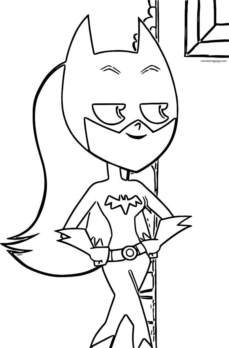 Coloring Pages : Coloring Pages Batgirl Pageble For Kids ...