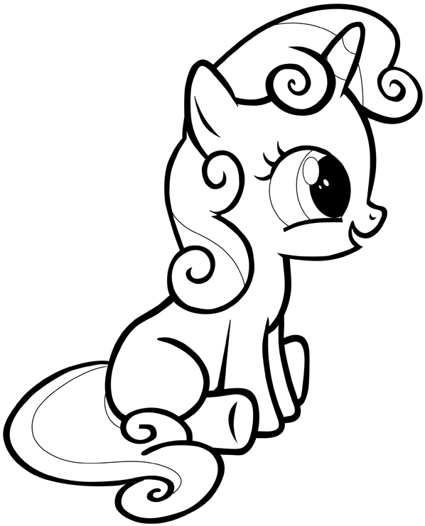 How to Draw Sweetie Belle from My Little Pony: Friendship is Magic ...