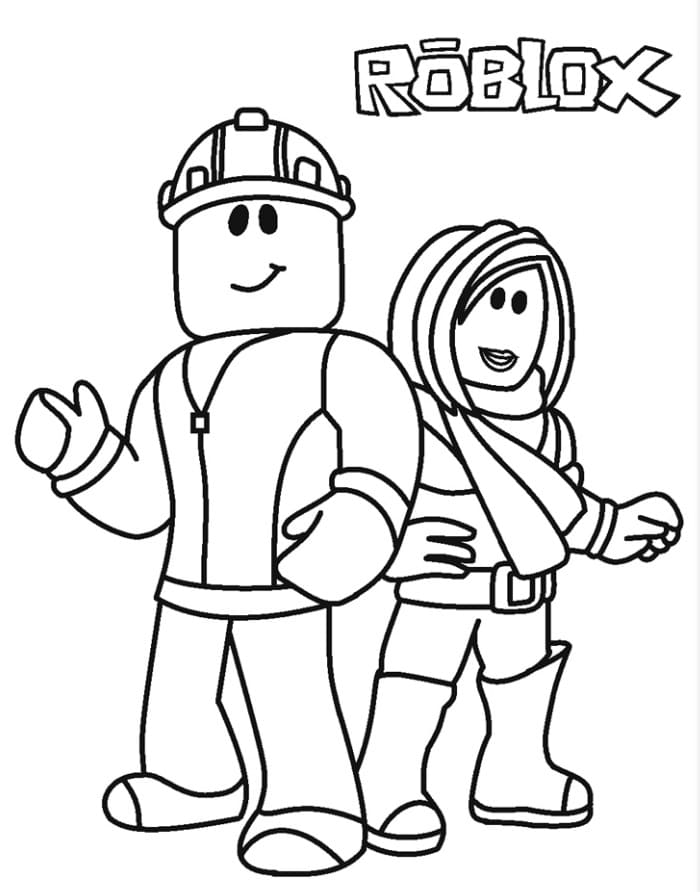 Printable Roblox Coloring Page - Free Printable Coloring Pages for Kids