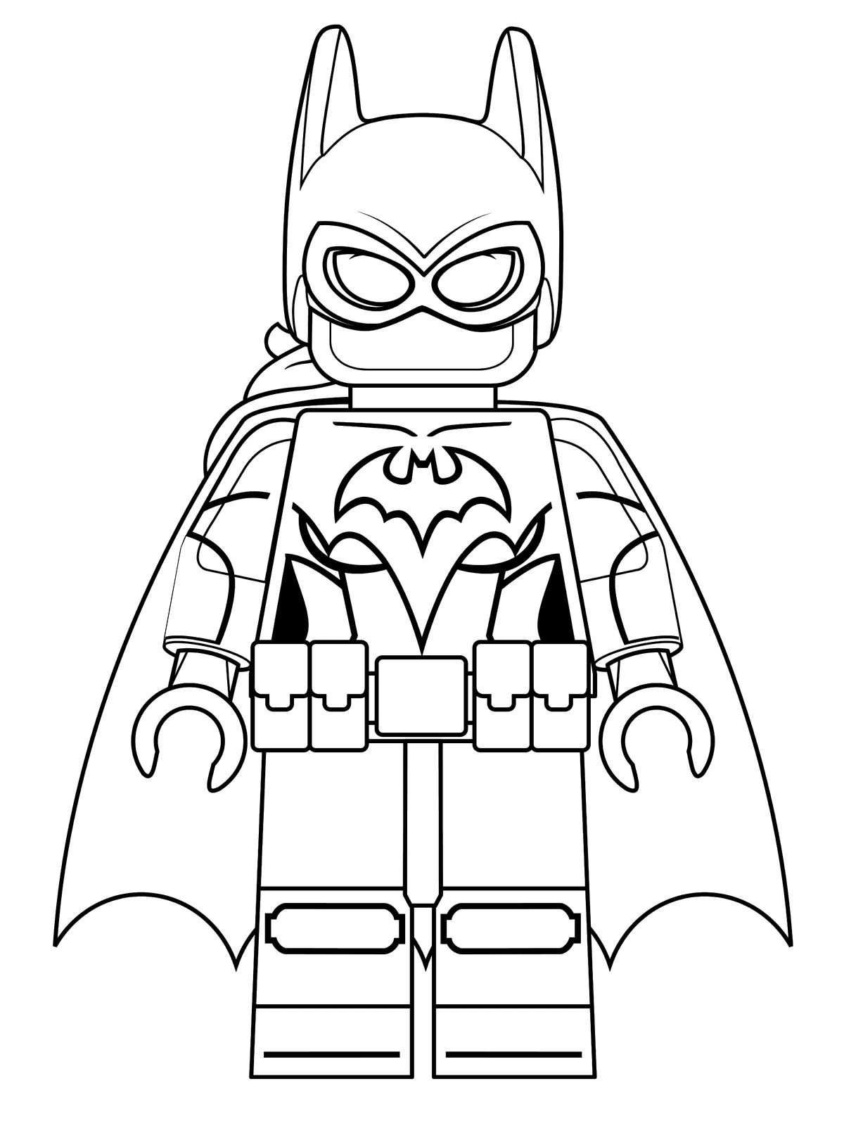 Kids-n-fun.com | Coloring page Lego Batman Movie lego batgirl