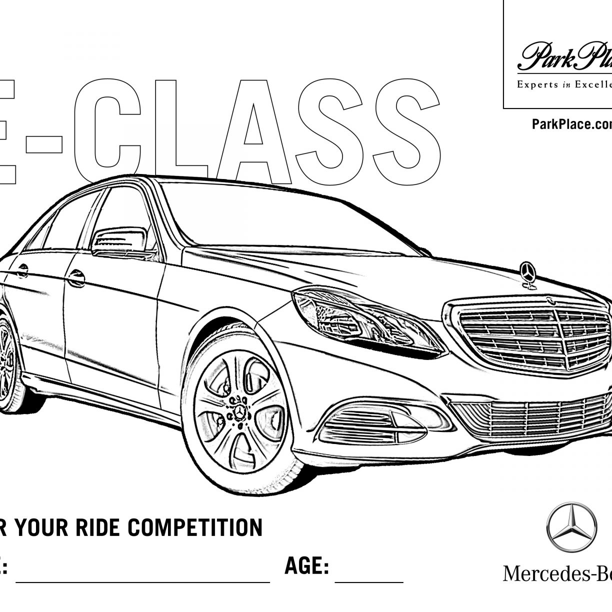 Mercedes Coloring Pages at GetDrawings | Free download