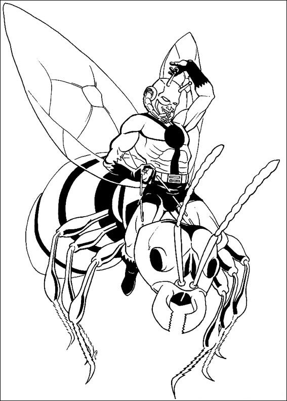 Ant Man Coloring Pages | Avengers coloring pages, Avengers ...