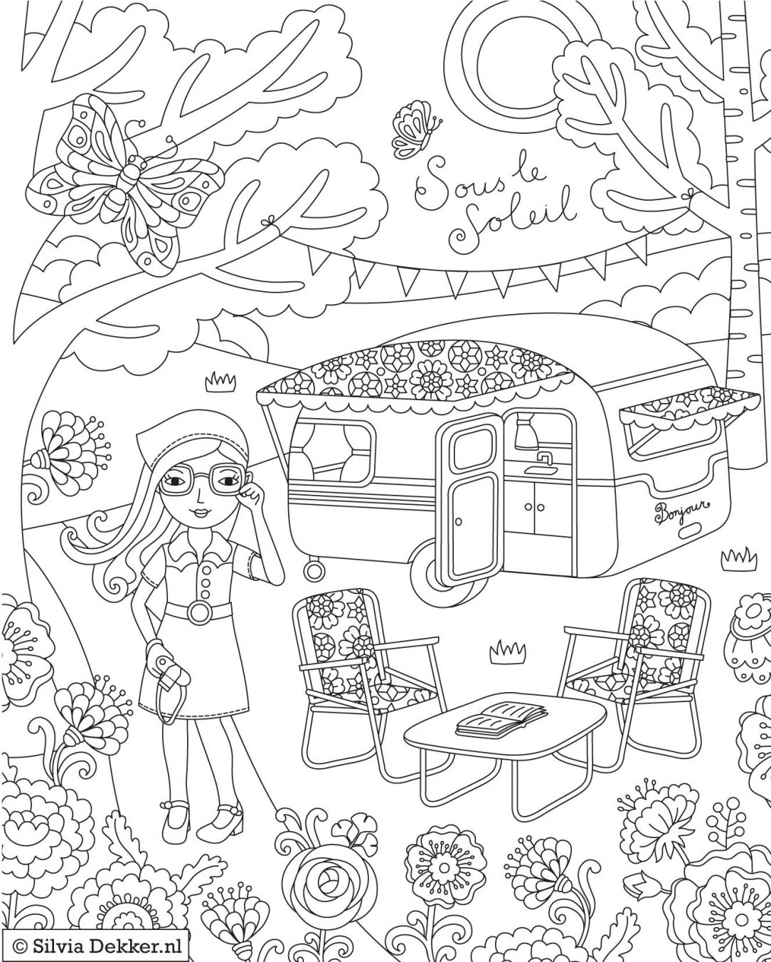 Camping Coloring Pages – coloring.rocks!