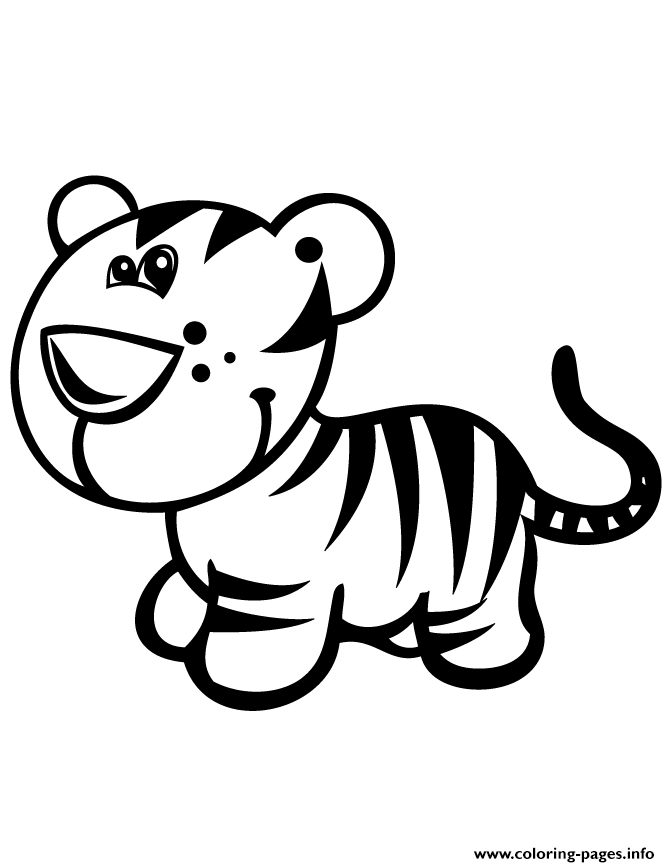 Download Coloring Pages Tiger Cubs - Coloring Home