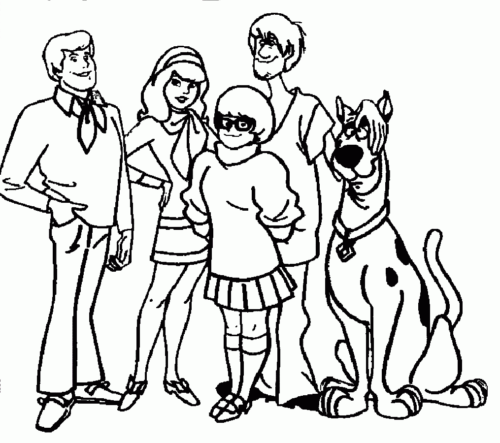 Printable Scooby Doo Coloring Pages | Coloring Me