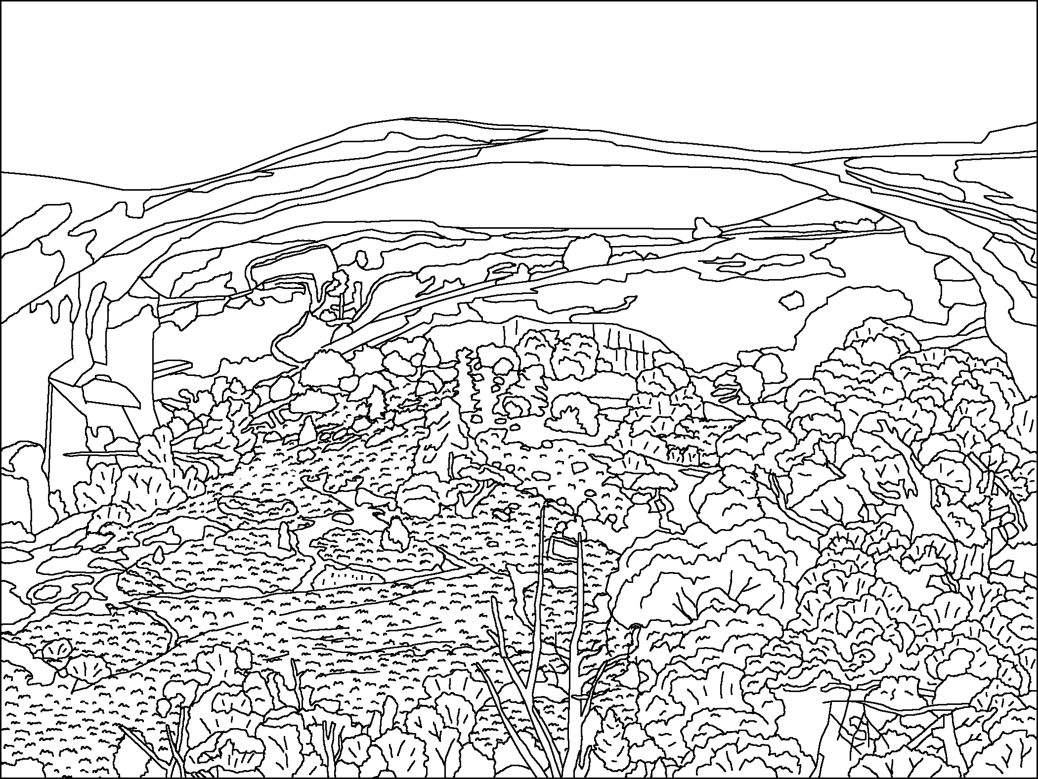 Landscape Coloring Pages To Download And Print For Free   Coloring ...