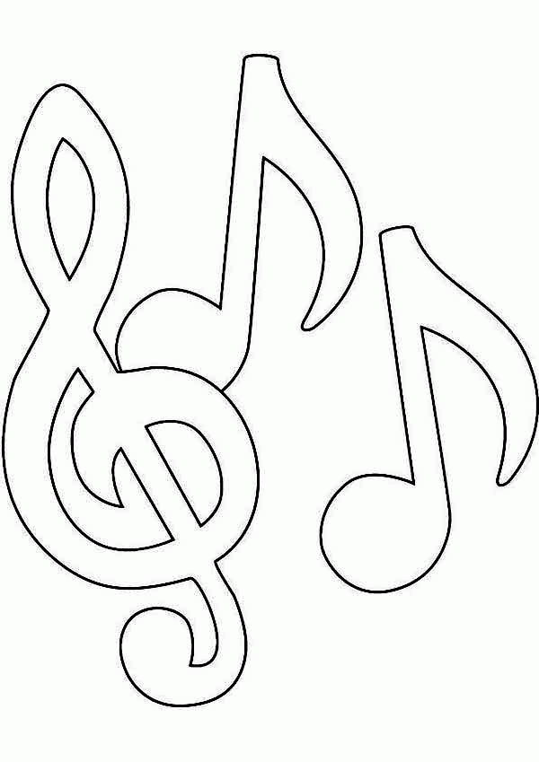Music Note - Coloring Pages for Kids and for Adults