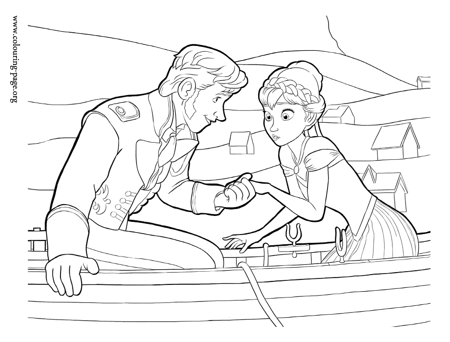 Prince Hans Frozen Coloring Pages - High Quality Coloring Pages