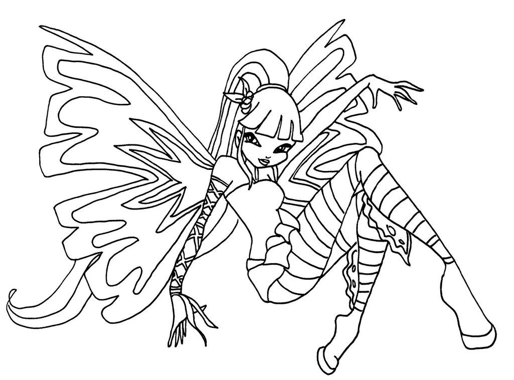 winx angry Colouring Pages (page 2)