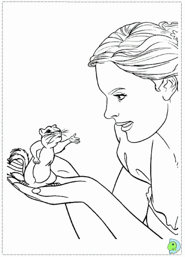 Princess Giselle coloring page | Coloring Pages