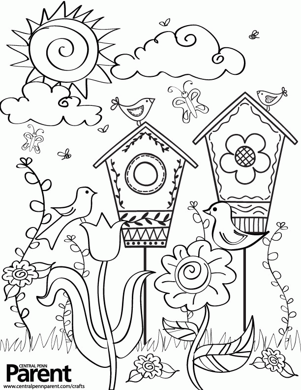 Pix For > Spring Time Coloring Pages For Boys - Coloring Home