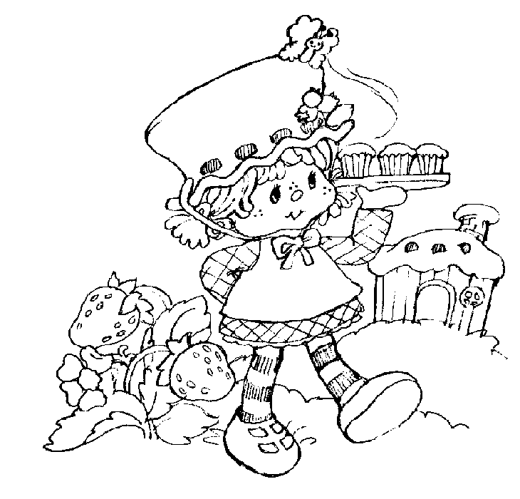 strawberry shortcake Colouring Pages (page 2)