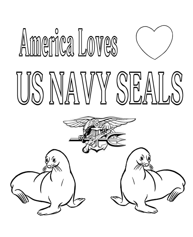 Navy Seal Coloring Pages For Kids Images & Pictures - Becuo