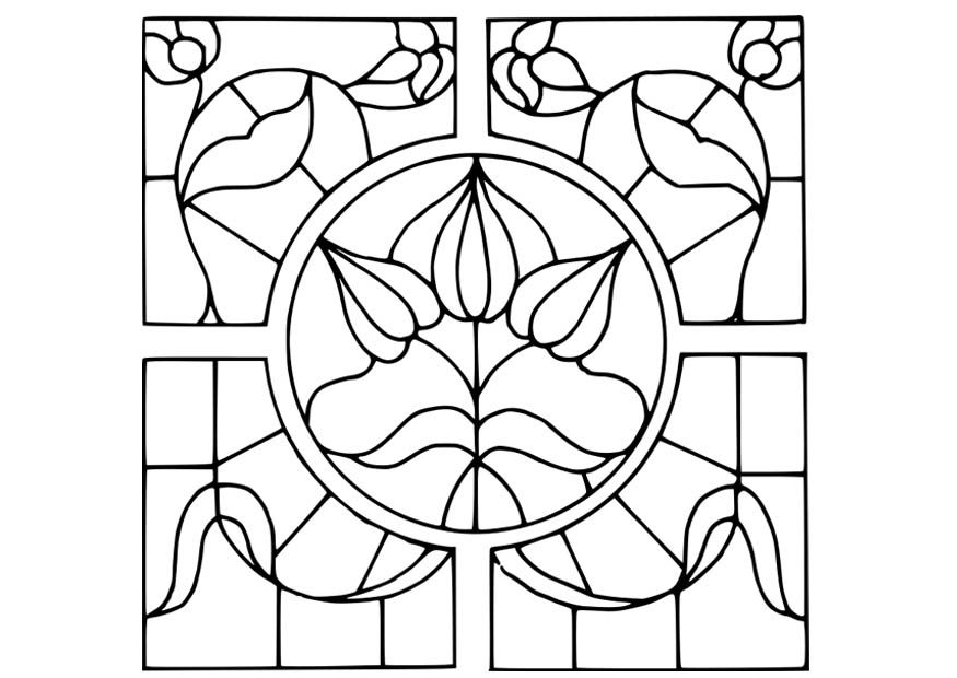 Flower Design Coloring Pages - Flower Coloring Page