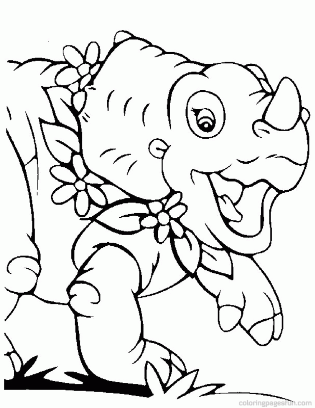 Baby Dinos | Free Printable Coloring Pages 