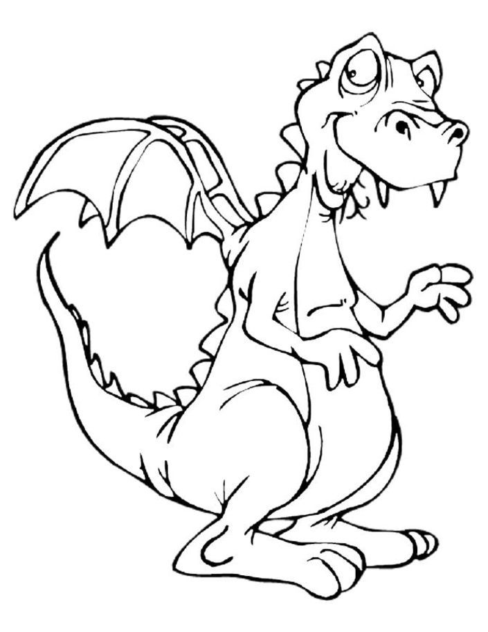 l dragon Colouring Pages