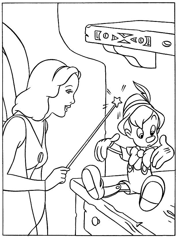 Coloring Page - Pinocchio coloring pages 14