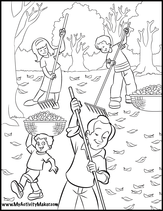 Coloring Pages Seasons - Coloring Home
