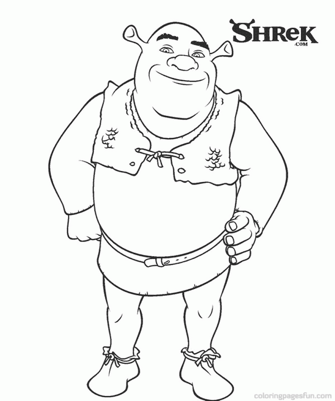 Shrek 3 Coloring Pages 11 | Free Printable Coloring Pages 