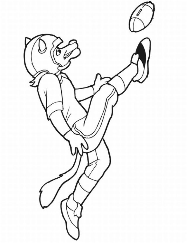 Football coloring pages 6 / Football / Kids printables coloring pages
