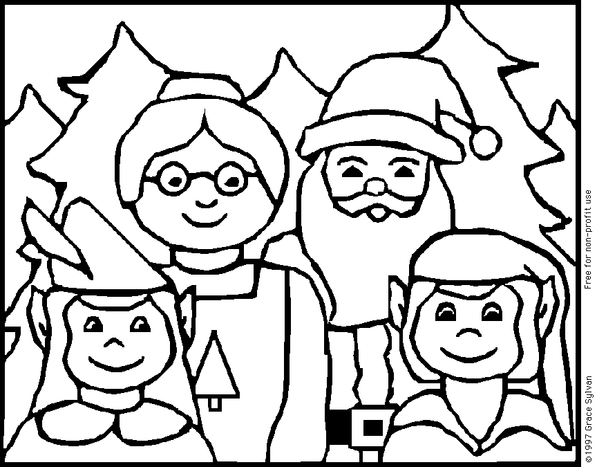 Christmas Coloring Page - Coloring For KidsColoring For Kids