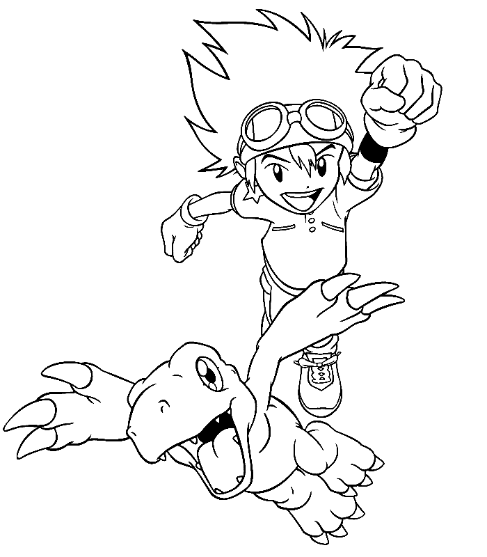 Amazing Coloring Pages: Digimon coloring pages